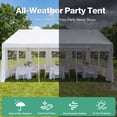thumbnail image 6 of SANOPY 16x20ft Heavy Duty Party Tent, Outdoor Commercial Canopy with Removable Sidewalls, Gazebo Shelter for Wedding, Outdoor Carport Party Tent for Event, White, 6 of 7