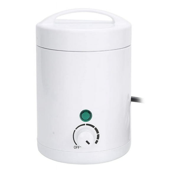 Mini Hair Removal Wax Heater, Unisex Paraffin Wax Heater, Hand Hair Removal Wax Pot Heater US Plug,1 * Small hot wax machine 1 * Plug,White