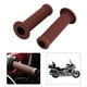 thumbnail image 5 of Empuñaduras universales para manillar de motocicleta, 2 uds., 22mm, decoración de estrellas, extremos de barra (rojo y marrón) Jadeshay A, 5 of 8