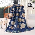 thumbnail image 2 of Fall Pumpkins Leaves Pattern Blanket,Comfortable Soft Lamb Wool Throw Blanket,All Season,Warm Lightweight Blankets for Sofa Bed Couch Living Room Chair,40"x50", 2 of 4