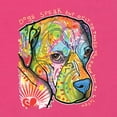 thumbnail image 2 of Wild Bobby, Neon Lab Dog Lover Shirt | Labrador Dogs Speak To Those Who Listen | Dean Russo Art Animal Lover Womens Slim Fit Junior Tee, Raspberry, X-Large, 2 of 6
