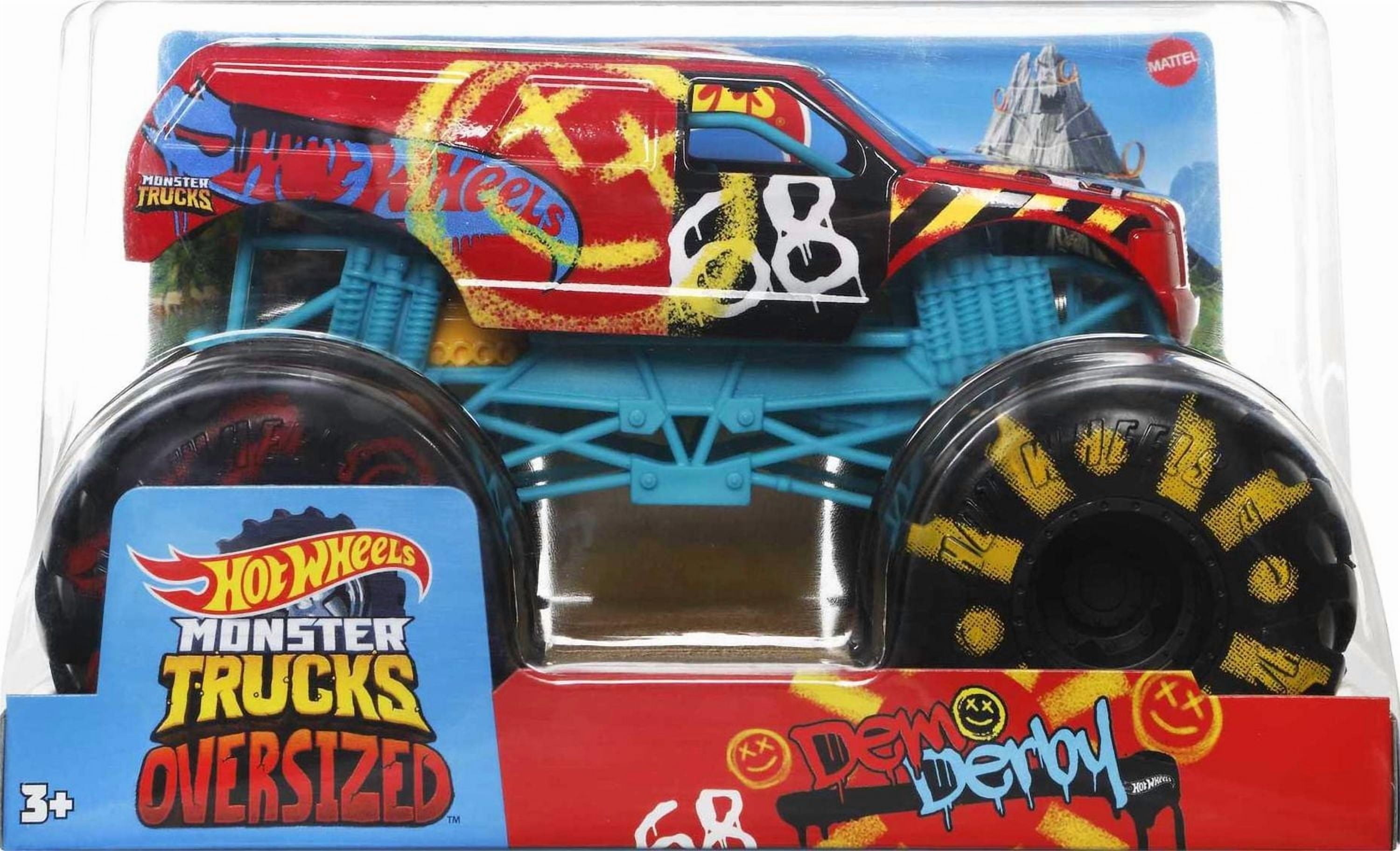 Hot Wheels Monster Trucks Demo Derby 1:24 Scale Die-cast