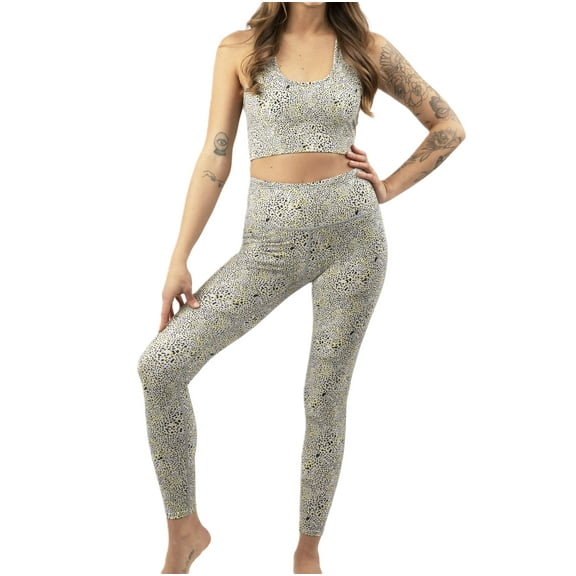 Women’s Activewear Set in Neon Animal