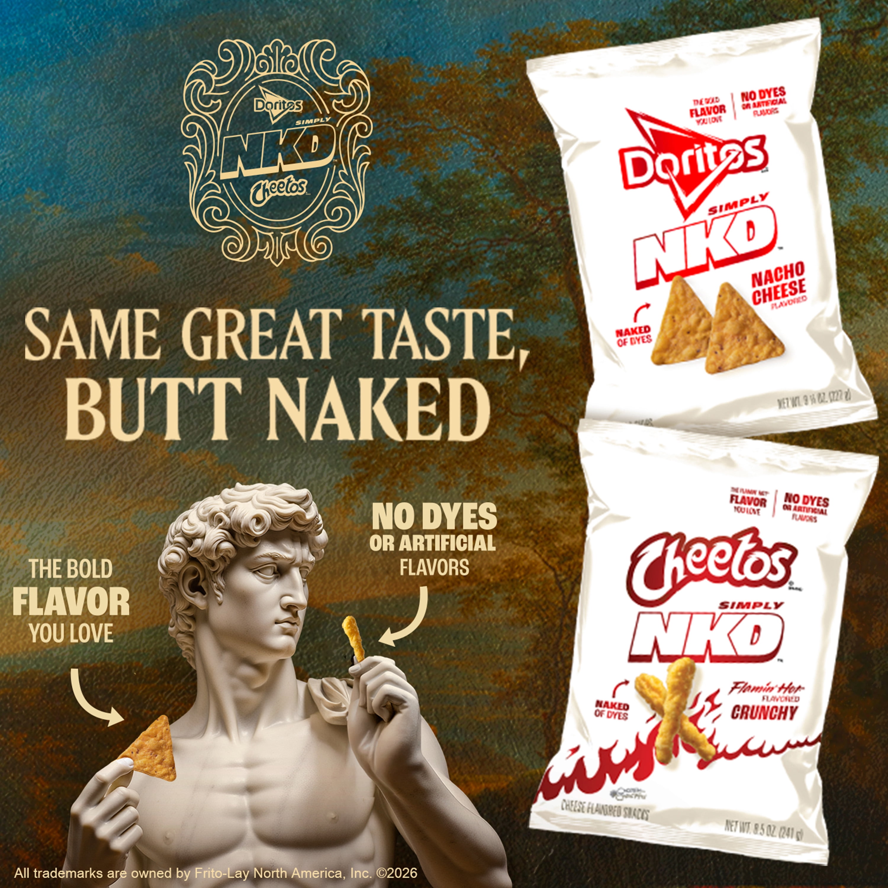 Simply NKD No Dyes, No Artificial Flavors Doritos & Cheetos 4 Flavor Variety Pack Chips, 21 Pack