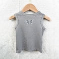 thumbnail image 7 of ITSAME Tank Tops for Girls, Sleeveless Round Neck Butterfly Embroidery Summer Casual Comfortable Top for Kids Gray 9-10T, 7 of 7