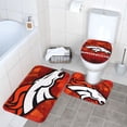 thumbnail image 3 of Juego de alfombras de baño de 3 piezas del equipo Broncos Alfombra antideslizante para baño de 24 x 16 pulgadas, 3 of 7