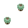 thumbnail image 1 of Speravity Perillas de puerta Gabinete de zapatos Tirador de armario Tirador de puerta decorativo Dormitorio Reparación de apartamentos Accesorios de Verde 2piezas Speravity CBP214454, 1 of 6