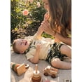 thumbnail image 6 of BemeyourBBs Baby Boy Hunting Clothes Kids Toddler Baby Boy Summer Camouflage Outfit Deer Head Embroidered Button Down Collar Short Sleeve Shirt Tops and Camo Shorts 2 Pcs Set, 6 of 8