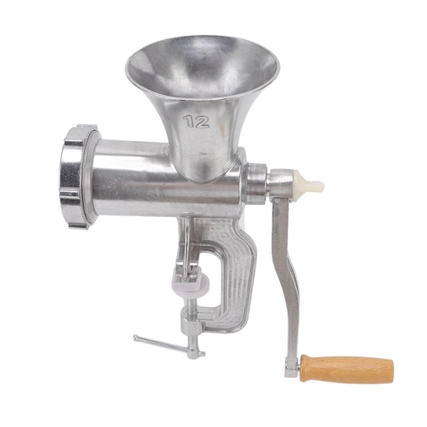 Molinillo Manual Con Abrazadera Para El Hogar, Picadora De Carne Ergonómica Con Mango Largo Y Ahorro De Esfuerzo, Entrada De Alimentación En Forma De Arco De Aleación De ANGGREK Meat Grinder