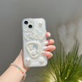 thumbnail image 2 of Fairy Wind White Bow For Apple 13 Phone Case For IPhone14Pro/14 Drop Glue Soft Shell 12 Women, 2 of 5