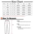 thumbnail image 3 of Brondbend Women Yoga Pants Women Legging Elastic High Waisted Belly Control Workout Trousers Solid Color Fashion Tights Slim Fit Fitness Athletic Jogger Black, 3 of 5