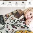 thumbnail image 3 of Shiartex  Cute Mushroom Blanket Colorful Wild Plants and Fungus Design Throw Blankets Gifts for Kids Adults Lightweight Soft  Cozy for Sofa Couch Bed Chair Room Birthday Decor White, 3 of 6