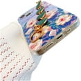 thumbnail image 6 of for Samsung Galaxy A12 A22 A32 A13 A23 A42 4G 5G Protective Cover, Fashion Charming Flower Soft TPU Phone Case with Creative Bracelet, Exquisite Shockproof Shell for Women and Girl(Blue A,A23 4G/5G), 6 of 8