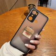 thumbnail image 3 of Matte Case for infinix HOT 20I 12 12I 11 11S 10 10I 10S PLAY 9 Pro POVA 3 CAMON 15 17P Case Funda Cute Cat Cartoon Illustration, 3 of 5