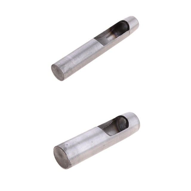 2x junta de cuero de herramientas de bricoje de acero con agujero hueco 13 / 25mm Sunnimix Punzón hueco redondo