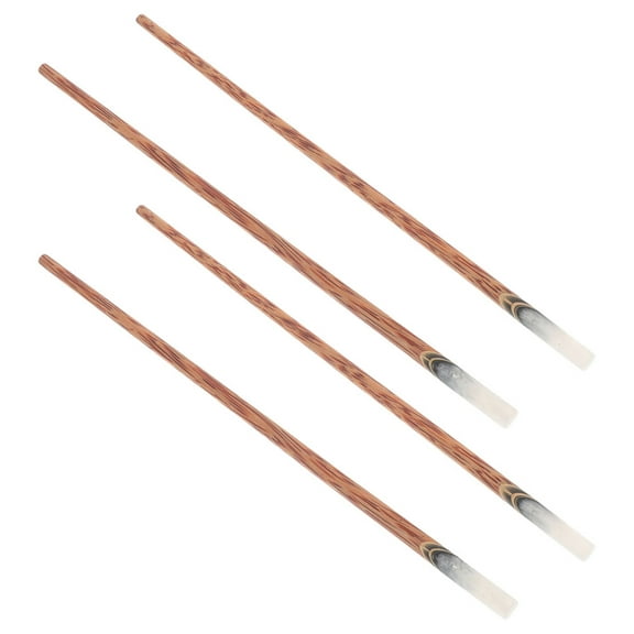 KAKOWELY Noodle Chopsticks Simple Style Wood Easy to Clean Household Users Restaurants 2 Pairs