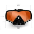 thumbnail image 5 of EVO Hi Definition Mask and Snorkel Combo - Single Lens - Snorkel Mask Adult - Scuba Mask and Snorkel Set Adult - Scuba Diving Mask with Valve - Dive Mask - Scuba Diving Accessories - Scuba Gear, 5 of 5