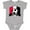AC-Heather Grey, variant on Inktastic Soccer Egypt Flag Banner Boys or Girls Baby Bodysuit