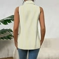 thumbnail image 2 of DJskiyers Women's Work Tops Sleeveless Button Down Shirts Dressy Casual Blouses V Neck Tank Tops Trendy Dress Shirt Tshirts, Blusas Casuales de Mujer Bonitas, Blusas Elegantes para Mujer, 2 of 6