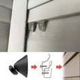AZZAKVG Hook Outdoor Vinyl Siding Hooks Clips No Holes Needed Easy