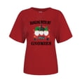 thumbnail image 4 of Fiudx Ofertas de La Semana Camiseta con Cuello Redondo para Mujer Camiseta con Estampado Navideño Camisetas de Manga Corta Tops, 4 of 4