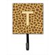 Carolines Treasures CJ1025-TSH4 Lettre T Monogramme Initial - Porte- Laisse de Girafe Ou Crochet à Clé – image 1 sur 1