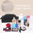 thumbnail image 4 of Makeup Bag Waterproof Travel Cosmetic Bag Small Makeup Bag Black, 4 of 5