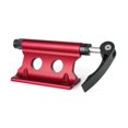 thumbnail image 4 of Guardoinrt Support de Fourche de Vélo en Alliage Support de Lit de Camion Vélo Rouge 16.5cm, 4 of 6