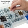 thumbnail image 5 of Stalwart Small Parts Organizer for Hardware, Tackle, or Crafts, Light Blue, 5 of 7