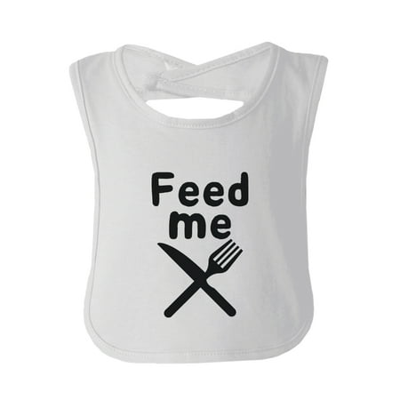 Feed Me Cute baby Bibs Funny Infant Snap On Bib Great Baby Shower