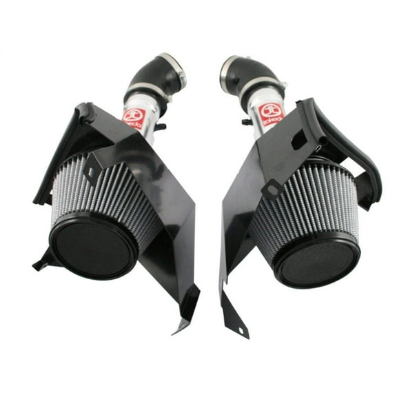 aFe Takeda Stage-2 Cold Air Intake System with Pro DRY S Filter for Nissan 350Z 07-08 V6-3.5L * Polished Finish