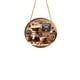 thumbnail image 2 of Juego de café artístico, disco plano 2D, decoración para fotos, accesorios colgantes, carrito de metal con ruedas, base de madera, diseño de 2 niveles, plegable, portátil, impresión de alta, 2 of 7