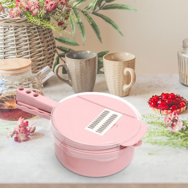 kcavykas Big Deals Items Vegetable Chopper Multifunctional Food Chopper Multifunctional Vegetable Chopper with Container Vegetable Chopper Garlic Peeler with Cleaning Brush