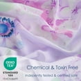 thumbnail image 3 of Floral Printed Sheet Set King Soft Microfiber Botanical Bed Sheets Extra Deep Pocket Pieces, 3 of 8