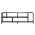 thumbnail image 4 of Pemberly Row Modern Wood/Metal TV Stand for TVs up to 70" in Black, 4 of 8