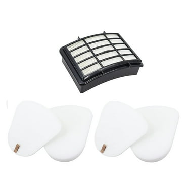 for Shark NV360 NV356E NV352 Navigator Lift-Away Deluxe Upright Vacuum Replacement Filter, NV350 NV351 NV355 NV357 NV370 NV391, 8 Foam  2 HEPA Filters