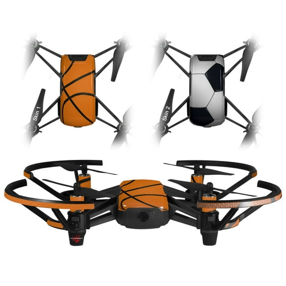 Skin Decal Wrap 2 Pack for DJI Ryze Tello Drone Basketball DRONE NOT INCLUDED