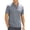 Dark Gray, variant on Mens Summer Shirts Short Sleeve Quarter Zip Stand Neck Breathable Pullover Daily Workwear Casual Shirts