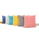 thumbnail image 5 of Ounissouiy Funda de almohada de abrazo de pana a rayas de moda, funda de almohada para habitación de cama o hogar, funda de cojín fresca Decoración del hogar naranja 45*45cm, 5 of 6