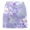 thumbnail image 5 of Jacenvly New Sport Skirts Women Leisure Women's Color Mid-Waist Skirt Pants Sports Shorts Bottoming Skirt Pants Breathable Summer Skorts Outfits for Women Purple, 5 of 6
