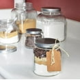 thumbnail image 3 of Anchor Hocking Clear Glass Cracker Jar with Brushed Aluminum Lid, 1 Gallon - 4 Pack, 3 of 6