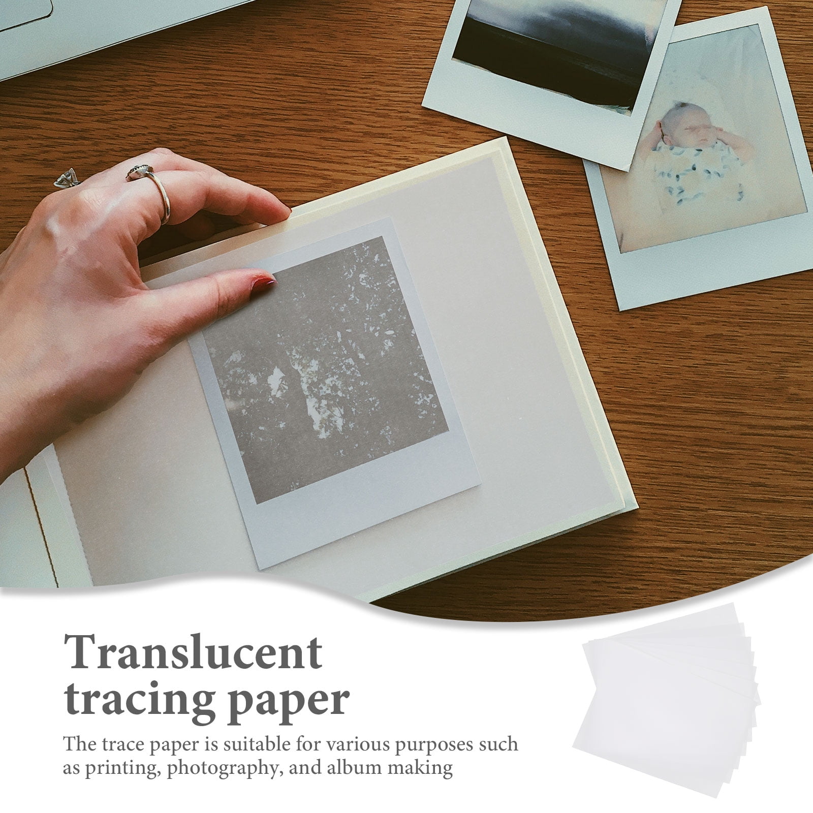 ELAYARD 100 Sheets of Parchment Paper for Craft and Engineering Use