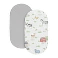 thumbnail image 4 of Sweet Jojo Designs Farm Animals Multicolor Baby Bassinet Fitted Sheets 2 Piece Set, 4 of 6