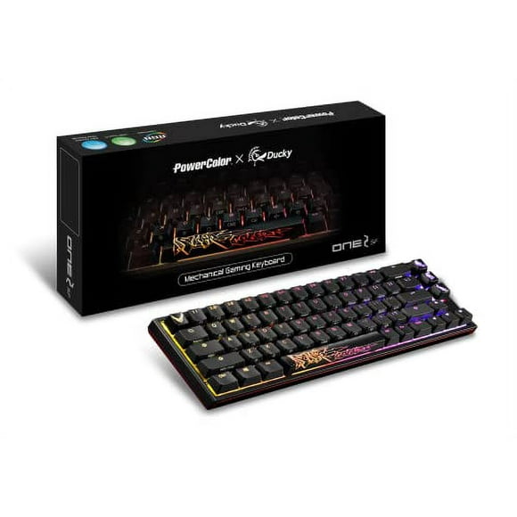 PowerColor x Ducky One 2 SF RGB Mechanical Keyboard with Kailh Brown Switches