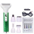 thumbnail image 2 of YOPTOP Eyebrow Trimmer Women‘S Eyebrow Trimmer 5 In 1 Multi Function Eyebrow Trimmer Hair Remover Electric Eyebrow Trimmer,mintgreen, 2 of 5