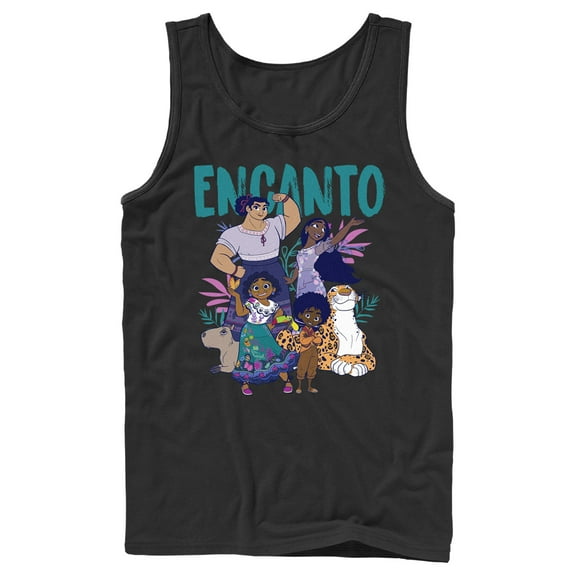 Men's Encanto The Family With Magical Gifts  Tank Top Black 2X Large