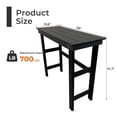thumbnail image 3 of Innovaze HDPE Outdoor Bar Table, Weather Resistant, for Patio, Poolside, Garden, Yard, Balcony (1 Piece), 3 of 5