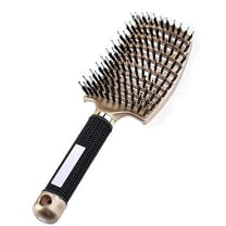 Magical Brush Detangler, Hair Brush, Vormey Ultra Detangler Brush, for Wet or Dry Detangling Hair Brush for Men, Women and Kids, Long, Thick, Thin, Curly & Tangled Hair (Gold)