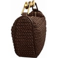 thumbnail image 5 of Handmade Straw Crossbody Bags for Women Mini Summer Satchel Purse Fashion Woven Shoulder Handbags with 2 Straps, 5 of 12