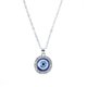 thumbnail image 5 of 3 Collar Original Ojo del Diablo Turco Punto de Diamante Redondo Azul, 5 of 5